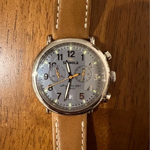 Shinola Runwell Chrono 41mm. Excellent condition.